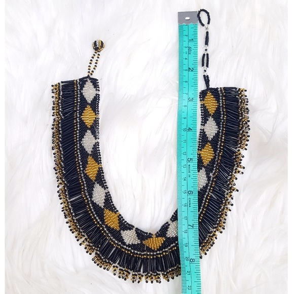 South African Hand-Beaded Choker - Necklace - Picture 6 of 6